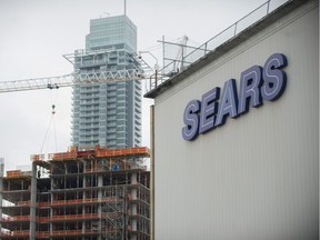 Sears store at Brentwood Mall in Burnaby, B.C., October 11, 2017.