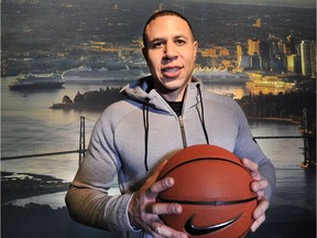 Former Vancouver Grizzlies point guard Mike Bibby appeared at a promotional event with FootLocker's House of Hoops event at Metrotown on Sunday.