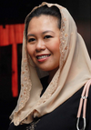 ‘You have to fight back. You have to defend your own boundaries’ against dangerous external forces, said Yenny Wahid, daughter of Indonesia’s former president.