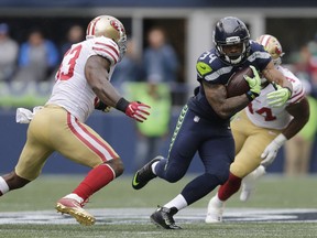 Seattle Seahawks running back Thomas Rawls has been slowed by another injury after missing much of last season with a broken leg. But he's expected to be the feature back against the Rams in Los Angeles Sunday.