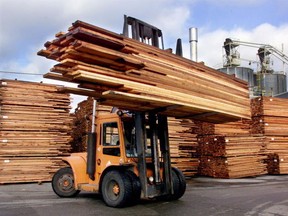 The provincially-set amount of timber that industry can harvest has already dropped by about 25 per cent in the past decade to around 52 million cubic metres.