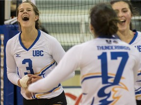 Kiera Van Ryk, UBC women’s volleyball’s rookie sensation, leads the conference in kills and points per set this season.