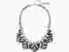 Multi-stone bib necklace with burgundy and champagne-hued crystals $24 | Joe Fresh