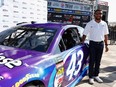 Texas Motor Speedway - Day 3

FORT WORTH, TX - NOVEMBER 03:  Darrell Wallace Jr., driver of the #43 Click n' Close Ford, poses with his newly-unveiled car at Texas Motor Speedway on November 3, 2017 in Fort Worth, Texas.  (Photo by Matt Sullivan/Getty Images for Texas Motor Speedway) ORG XMIT: 775068840
Matt Sullivan, (Credit too long, see caption)