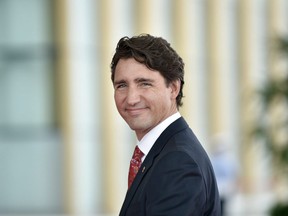 Prime Minister Justin Trudeau arrives at the Hangzhou Exhibition Center to participate in G20 Summit, on September 4, 2016 in Hangzhou, China.