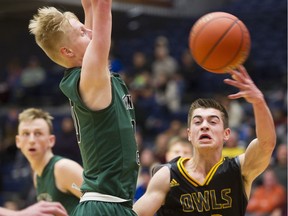 The Kelowna Owls and Walnut Grove Gators battled for the top title in lst year's Tsumura Basketball Invitational in Langley. This year's tournament runs Dec. 7-9 at Langley Events Centre.