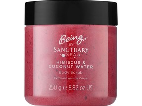 Being by Sanctuary Spa Hibiscus & Coconut body scrub.