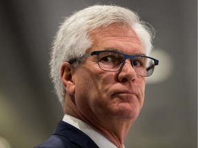 Jim Carr
Federal Minister of Natural Resources Jim Carr speaks during the Greater Vancouver Board of Trade's annual Energy Forum, in Vancouver on Thursday, November 30, 2017.