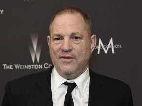 In this Jan. 8, 2017, file photo, Harvey Weinstein arrives at The Weinstein Company and Netflix Golden Globes afterparty in Beverly Hills, Calif.