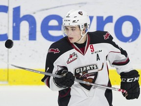 Ty Ronning has 19 goals in his first 20 games this season for the Vancouver Giants.