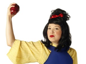 Ming Hudson is Snow White in East Van Panto: Snow White and the Seven Dwarves.