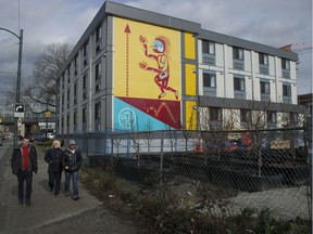 Vancouver's first modular housing project was officially opened Thursday, February 16, 2017 by mayor Gregor Robertson, Minister of Families, Children and Social Development for Canada Jean-Yves Duclos and Vancouver Affordable Housing Agency CEO Luke Harrison, at 220 Terminal Avenue. The affordable rental housing project is the first of many that are planned for Vancouver.