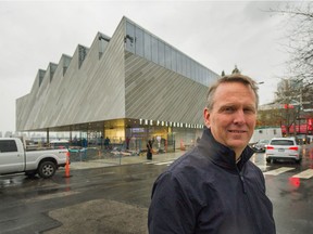 Reid Shier is director and curator at the Polygon Gallery at the foot of Lonsdale in North Vancouver, B.C., November 14, 2017. The $18 million gallery opens to the public Saturday, Nov. 18.