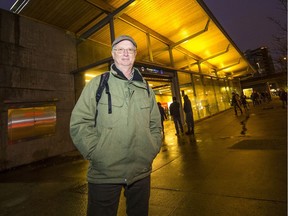 Geoff Flamank lives in Tsawwassen and spends an hour commuting to work in Vancouver using transit each day. He is one of a growing number of people using transit to get to work.