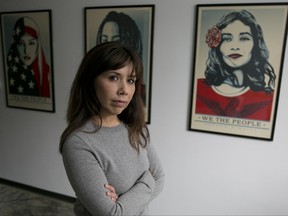 In this photo taken Thursday, Nov. 16, 2017, Jodi Hicks, a lobbyist and partner oath the women-led Sacramento firm, DBHK, poses in Sacramento, Calif. As allegations of pervasive sexual harassment swirl in California's Capitol, Hicks says at least one male lawmaker said he may stop meeting with women lobbyist over drinks and another man told Hicks he would not hire er firm over her he'd have to "walk on eggshells." Hicks says that's the wrong way to fix the problem. (AP Photo/Rich Pedroncelli)