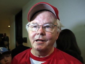 In this June 14, 2017, file photo, Rep. Joe Barton, R-Texas, speaks to reporters on Capitol Hill in Washington.