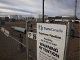 TransCanada's Keystone pipeline facilities are seen in Hardisty, Alta., on Nov. 6, 2015.