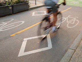 Bicycle Lane, Downtown Vancouver