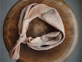 A silk scarf from the B.C. brand We Are Stories.
