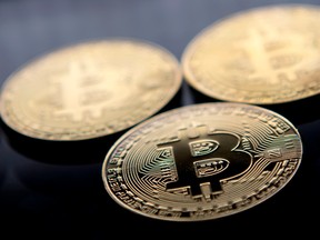 Bitcoin has been especially volatile recently, plunging nearly 20 per cent in less than 90 minutes on Nov. 29, to US$9,009 after briefly topping US$11,000.