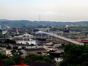 Saint John New Brunswick and the Harbour Bridge,
Not Released