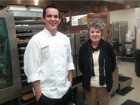 Chef instructor Trevor Randle and teacher Ellen Stover are having a tough time feeding hungry teens with dwindling resources.