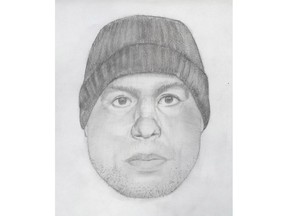 Police have released a sketch of a suspect alleged to have assaulted a woman in Abbotsford earlier this week. The incident took place Thursday around 9 p.m. and was caught on surveillance camera.