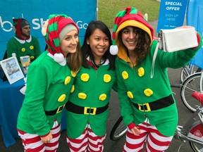 More than 600 runners and walkers of all ages registered for the third annual Big Elf Run, held Saturday afternoon at Stanley Park in Vancouver. The family event raised funds and awareness for Canuck Place Children's Hospice.