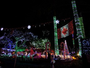 Over three million lights light up the Christmas train route and Stanley Park Train Plaza as part of Bright Nights, on until Jan. 6.