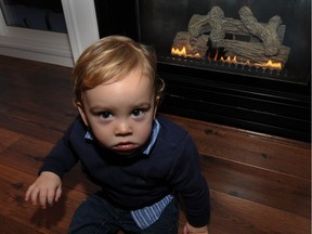 Vancouver's Owen Cantlie, shown in a 2012 file photo, suffered burns when he touched the glass surface of the family's gas fireplace.