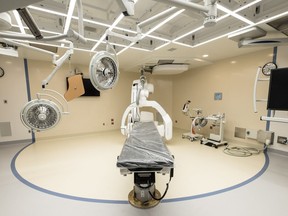 A hybrid operating room at Vancouver General Hospital is shown in a submitted photo. It's similar to 16 new operating rooms to be built at the Jim Pattison Pavilion at VGH as part of a $102-million expansion.