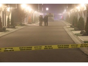RCMP received reports of shots fired Thursday night at a large townhouse complex in the 8100 block of 204th Street in Langley.