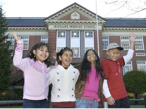 Sir Richard McBride elementary school has become a living test case, where all the theorizing about multiculturalism by Canadian and international policy makers, cultural scholars, economists, religious leaders, multicultural specialists and the politically correct actually comes to a head. (File photo, 2005)