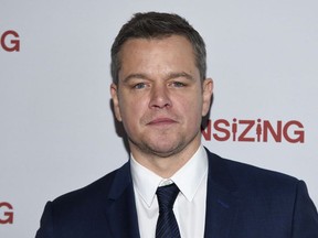 Actor Matt Damon attends a special screening of "Downsizing" at AMC Loews Lincoln Square on Monday, Dec. 11, 2017, in New York.