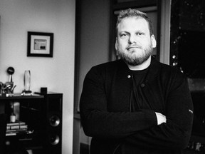 This photo provided by Travis Schneider shows Jordan Feldstein. The longtime manager of Maroon 5 and brother of actor Jonah Hill has died. Jordan Feldstein was 40 years old. A spokeswoman for the band confirmed Saturday, Dec. 23, 2017, that Feldstein died unexpectedly Friday. The Feldstein family said in a statement that Jordan Feldstein called 911 after experiencing shortness of breath Friday. (Travis Schneider via AP)