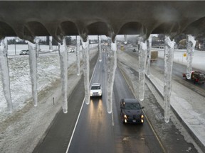 A strengthening storm system just west of Washington State will deliver freezing rain and snow to the Fraser Valley.