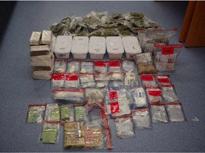 Two men have been charged in a drug probe launched by Abbotsford Police following the deaths of five people due to suspected overdoses. The investigation led to searches that yielded $46,000 in cash, weapons, drugs and other materials related to drug trafficking.