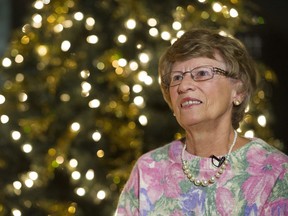 Lillian Hanson sings in the choir as part of the Singing Christmas Tree at Broadway Church, as it celebrates its 50th anniversary this holiday season.