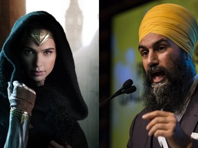 Wonder Woman and NDP Leader Jagmeet Singh: Warrior energy is back. And it isn’t about to go away because some don’t like it.