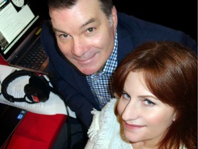 CBC Radio One's new Early Edition host Stephen Quinn and traffic-and-weather reporter Amy Bell took the show on location to Commercial Drive's equally new Spade café and restaurant.