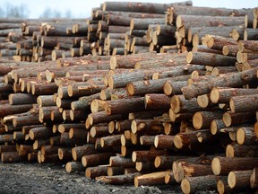 Chrystia Freeland says Canada’s WTO complaint against the U.S. is directly tied to softwood lumber, where the U.S. imposed duties, and that the solution is to sit down and negotiate a lumber deal.