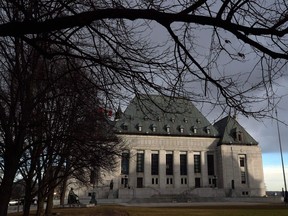 The Supreme Court of Canada building is pictured, in Ottawa, on October 15, 2014.