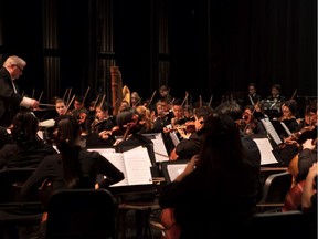 The Vancouver Youth Symphony Orchestra in concert.