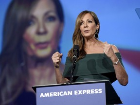 Allison Janney accepts the spotlight award- actress for "I, Tonya" at the 29th annual Palm Springs International Film Festival on Tuesday, Jan. 2, 2018, in Palm Springs, Calif.