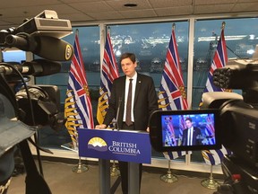 Attorney General David Eby called ICBC's current situation a "financial dumpster fire" on Monday.