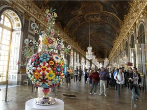 Flower Matango by Takashi Murakami was shown in the Palace of Versailles in Paris in September, 2010. AFP/Getty Images: Pierre Verdy