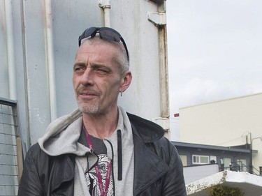 Former inmate Jay Post is living in a shipping container on an abandoned Burnaby lot.