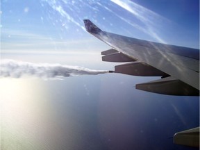 Fuel dumping by an Airbus A340-600 above the Atlantic Ocean near Nova Scotia in 2008.