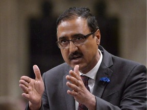 Federal Minister of Infrastructure and Communities Amarjeet Sohi in the House of Commons.