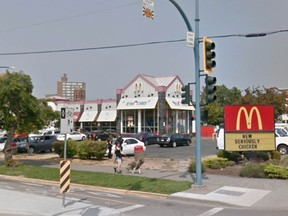 The McDonald's restaurant on Pandora Avenue in Victoria.